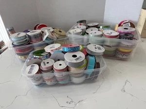 Scrapbooking Ribbon - Various Brands Colors Sizes - You Choose From List - Picture 1 of 613