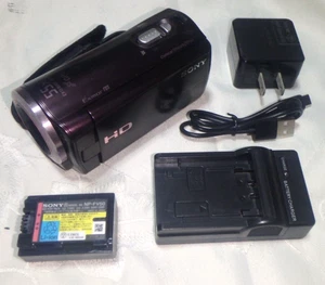 Sony Handycam HDR-CX270V Camcorder Brown w/ Battery & Charger Japan - Picture 1 of 7