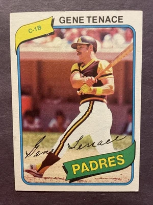1980 Topps #704 Gene Tenace San Diego Padres - Image 1 of 2