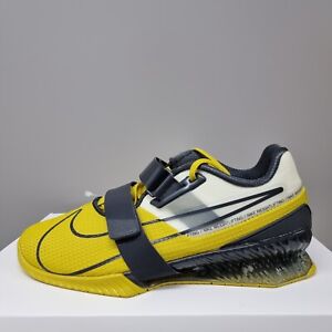 NIKE ROMALEOS 4 "BRIGHT CITRON" (CD3463 707) WEIGHT LIFTING TRAINING SHOES