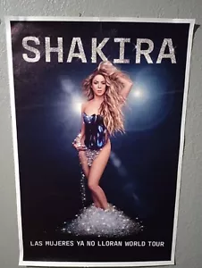Shakira Las Mujeres Ya No Lloran World Tour Leinwand Poster Latein Musik Deko - Bild 1 von 1