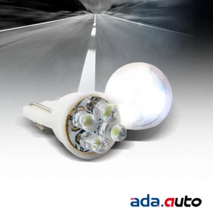 2 X PURE WHITE 5-LED SMD 168/194/2825/T10 REAR LICENSE PLATE LIGHT/SIDE BULBS - Picture 1 of 1