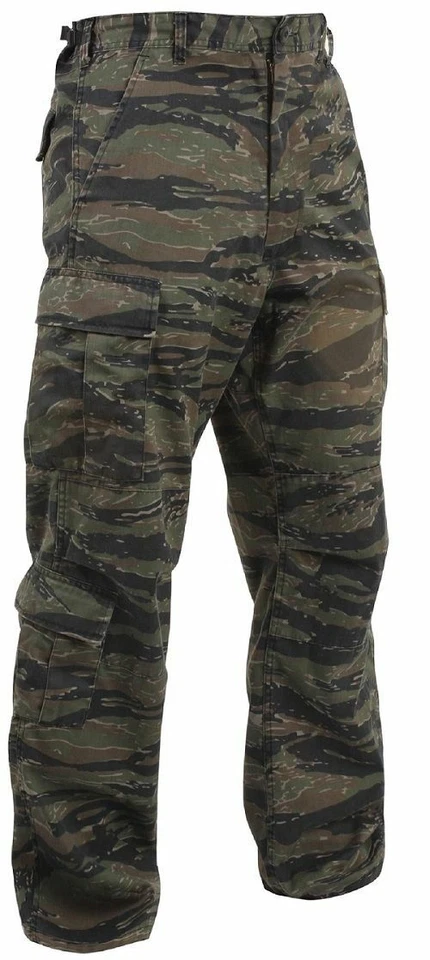  ROTHCO 2710 Vintage Tiger Stripe Camouflage Paratrooper Pants Tactical Military - Image 1 of 1