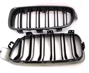 BMW F30 F31 F35 2012-2018 320i 325i 328i Nieren Kühlergrill Carbon Optik Zubehör - Bild 1 von 3