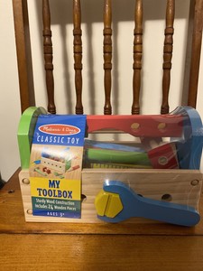 melissa & doug wooden tool box