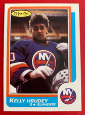 NHL KELLY HRUDEY Islanders 1986-87 OPC O-Pee-Chee Hockey Trading CARD #27
