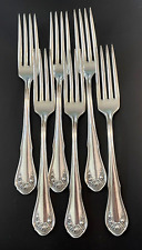 Oneida Community Reliance Plate 1911 Bridal Rose Silverplate Set of 6 D. Forks
