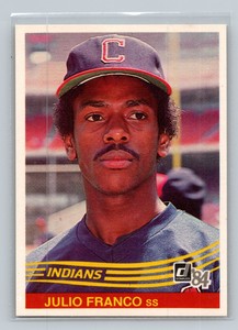 1984 Donruss Julio Franco #216 - Cleveland Indians