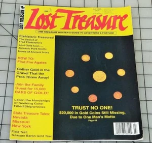 Lost Treasure Magazine July 1995 How To Find Fire Agates State Treasure Tales - Picture 1 of 2