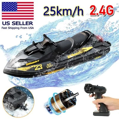 UDI RC 14" Inkfish V-Hull Eléctrico RTR Jet Ski 2.4G Jet-Boat UDI023 EE. UU. Foto 1 de 4