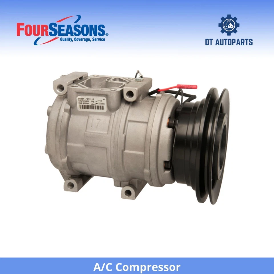 Compresor de aire acondicionado para Mitsubishi Sigma 1989-1990 4 estaciones Foto 1 de 4