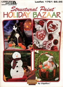 Structural Paint Holiday Bazaar Easter, Valentine's, Christmas Leaflet 1751 NOS - Picture 1 of 5