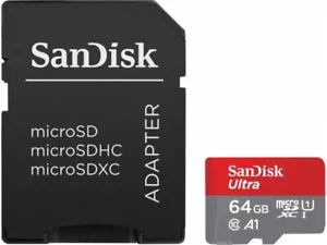64GB Sandisk Micro SDXC Speicherkarte Ultra UHS-I U1 140 MB/s A1 Class 10 - Bild 1 von 1