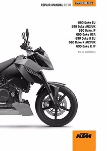 KTM Service Workshop Shop Repair Manual Book 2010 690 Duke R - Picture 1 of 12