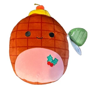 Peluche Jamón Navidad Squishmallow Roger the 8 pulgadas NUEVO con etiquetas Fiestas 2024 - Imagen 1 de 6