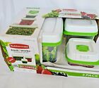 3 Rubbermaid FreshWorks Large Produce Saver Food Storage Container NEW NIB