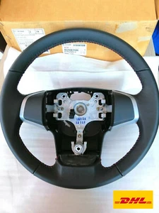 ISUZU D-MAX STEERING WHEEL CONTROL RED STITCH GENUINE PARTS PICK-UP 2012-19 - Picture 1 of 12