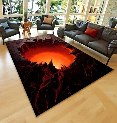 3D Rug, 3D Design, Deep Hole Rug, 3D Huge Crack, Illusion Rug,Optical Illusion - Image 1 of 4
