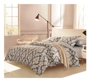 Medallion 3pc 100% Cotton Bedding Set: 1 Duvet Cover 2 Pillow Shams Queen/King - Picture 1 of 1