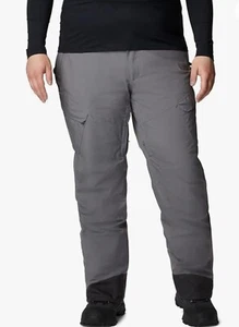Columbia Mens Omni-Tech Powder Stash Ski Snow Waterproof Pants Gray Size 3X x 36 - Picture 1 of 11