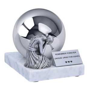 Sculpture Urn With Crying Woman – Decorative Child Urn For Ashes GRIEF - Bild 1 von 5