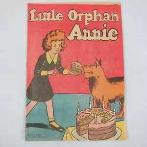 Vintage 1938 Little Orphan Annie fumetto Chicago Tribune Popped Wheat Promo - Foto 1 di 12