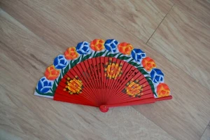 ღ Original Spanien Flamenco Fächer Handfächer Abanico 23 cm ღ - Bild 1 von 2