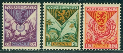 Escudo de armas provincial 1925/para niños, flores, Países Bajos/Países Bajos, 164A, MLH Foto 1 de 2