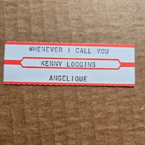 KENNY LOGGINS Whenever I Call You Jukebox Strip Schallplatte 45 U/min 7" - Bild 1 von 1