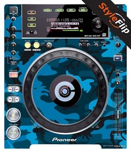 Pioneer CDJ-850 | Blu mimetico | Decalcomania protettiva | Pelli StyleFlip - Foto 1 di 1