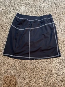 LL Bean Girls Black Skort Size 16 - Picture 1 of 4