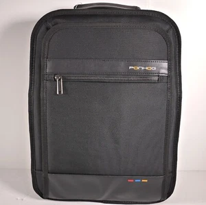 Mochila para portátil Ponhog negra fuerte con múltiples compartimentos (15,6") abierta nunca usada - Imagen 1 de 11