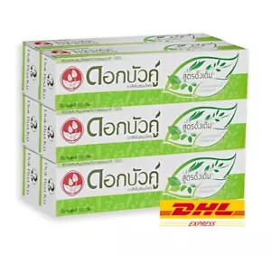 6 x ZWILLINGSLOTUS ORIGINAL FORMEL NATÜRLICHE DUNKLE KRÄUTER DOK BUA KU ZAHNPASTA 100g - Bild 1 von 7