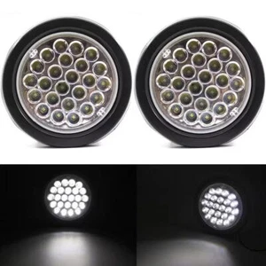 Car LED Signal Lights 24V Round LED Stop Side Marker Warning Indicator H9I0 - Picture 1 of 17