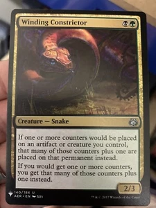 Winding Constrictor Mystery Booster NM MTG Magic the Gathering Same Day Handling - Picture 1 of 3