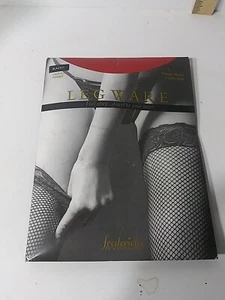 Fredricks Leg ware Thigh Highs Collection Black Scallop Lace Large - Picture 1 of 4