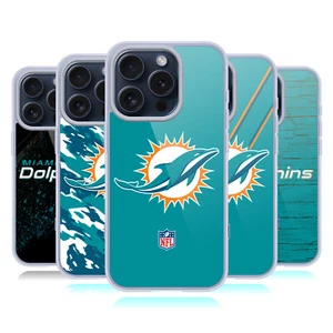 NFL MIAMI DOLPHINS LOGO ÉTUI COQUE EN GEL MOLLE POUR APPLE iPHONE TÉLÉPHONES - Photo 1 sur 14