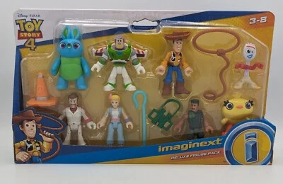 Imaginext Toy Story 4 Deluxe Figure Pack 8 Figures  new in pack - Image 1 of 3