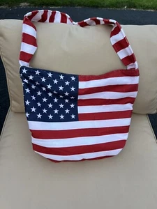Janice 2 in 1 wandelbares Strandtuch Tragetasche Pool Schwimmen USA patriotisch - Bild 1 von 3