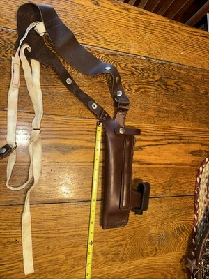 Vintage Smith & Wesson Leather Shoulder Holster Small Revolver S&W Colt H&R - Image 1 of 4