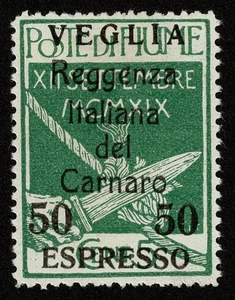 Fiume Italy Stamp Scott#E9 Special Delivery Mint H OG Well Centered - Picture 1 of 2