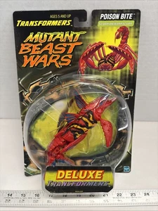 Transformers Mutant Beast Wars POISON BITE Scorpion/Baracuda 1999 Raro Nuovo - Foto 1 di 22