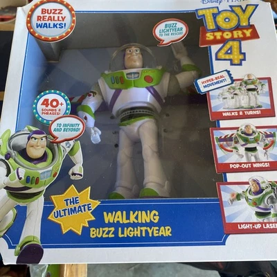 New Ultimate Walking Buzz Lightyear Talks Action Doll  Disney Pixar Toy Story 4 - Image 1 of 4