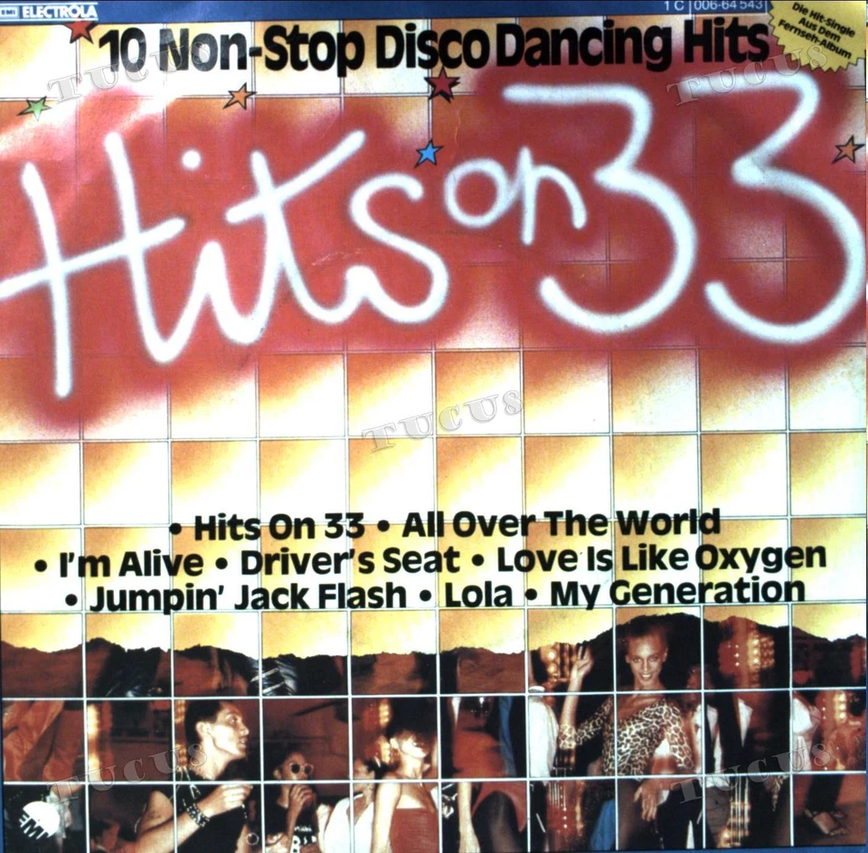 Sweet Power - Hits On 33 (10 Non-Stop Disco Dancing Hits) 7in (VG/VG) .* - Image 1 of 1