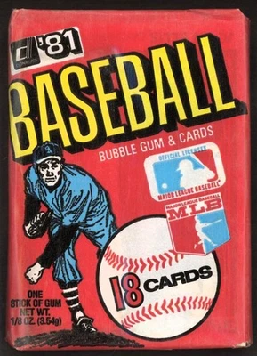1981 Donruss Baseball Sealed Wax Pack Nolan Ryan, Rickey Henderson, Pete Rose?? - Image 1 of 2