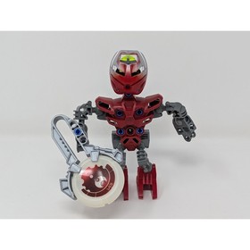 2004 LEGO Bionicle 8607 Matoran of Metru Nui Nuhrii Red Complete w/ Disk 