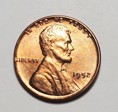 Lincoln Wheat Penny 1952 sin circular #P2872 Foto 1 de 2
