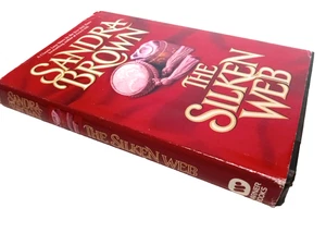 The Silken Web - Sandra Brown Hardcover Book w/ Dust Jacket - Imagen 1 de 8