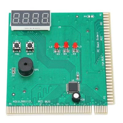 4-stellige Karte PC Analyzer Computer Diagnose Motherboard POST Tester Für PCI T - Bild 1 von 4