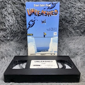 Unleashed VHS Tape 2001 Strait Jacket Films Rare Snowboarding Skiing Film Rare - Picture 1 of 8
